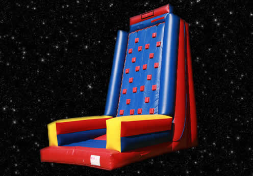 Inflatable rock wall